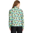 thumbnail image 3 of Tooniforms Scrubs Jacket For Women Packable Print TF320, 3 of 7