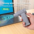 thumbnail image 2 of Mini ventilador Turbo Jet, potente soplador con ventilador de conducto de alta velocidad, nuevo soplador inalámbrico portátil 2024 para limpieza del polvo del coche (gris), 2 of 5