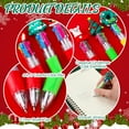 thumbnail image 2 of 48 pcs Christmas Multicolor Ballpoint Pens 4 Colors in 1, Retractable 0.7mm Cartoon Cute Fun Pens for Santa Snowman Writing Pens (Random style), 2 of 7