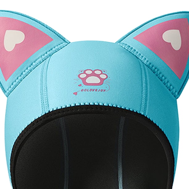 Capucha de buceo con protección para la cabeza de 3MM capucha de buceo segura bajo el agua de neopreno para mujeres y niñas