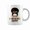 Black, variant on I Am Black History African Melanin Black Woman Messy Bun Coffee Mugs