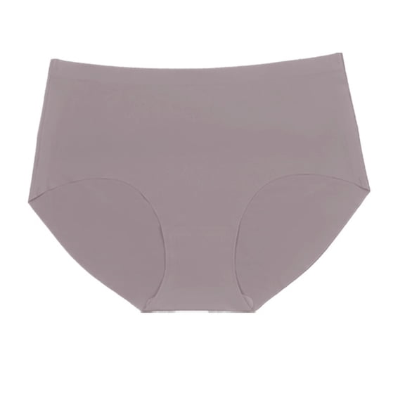Seamless High Waist Panties for Women Soft Breathable No Show Briefs Multipack in Assorted Colors Purple XL