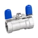 thumbnail image 3 of Válvula de cierre de agua con manija en T, válvula de bola de cierre de puerto completo, rosca hembra NPT recta, accesorios de plomería para tuberías 127 mm, 3 of 8