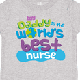 thumbnail image 4 of Inktastic My Daddy is the World’s Best Nurse Boys or Girls Toddler T-Shirt, 4 of 5