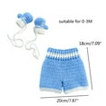 thumbnail image 2 of TRINGKY Newborn Baby Photo Photography Prop Costume Boxing Gloves Shorts Crochet Knit, 2 of 11