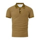 thumbnail image 5 of Blusa y camisa de manga corta con cuello vuelto para hombre, blusa de manga corta con solapa y botones estampados, blusa de poliéster para hombre, 5 of 5