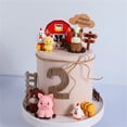 thumbnail image 6 of WINDLAND Kids Birthday Cake Decorations Farm Animals Lamb Ponies Pig Chicken Duck, 6 of 21