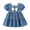 Blue, variant on Hrsba Kids Summer Dress,Casual Dress for Girls,Toddler Baby Girl Summer Girls' Casual And Cute Love Denim Skirt With Flying Sleeves Denim Dress,Casual Sleeveless Dress for Girls,Light Blue ,18 Months