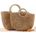 thumbnail image 4 of CoCopeaunts Womens Large Straw Tote Bag Beach Hobo Handbag Summer Handwoven Bags Purse, 4 of 5