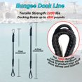 thumbnail image 5 of GANGXUN Bungee Dock Lines with Clips 2/3/4FT (4 Pack) – 1800LB Shock Absorbing Boat Ropes for Jet Ski, Kayak, Truck, 5 of 6
