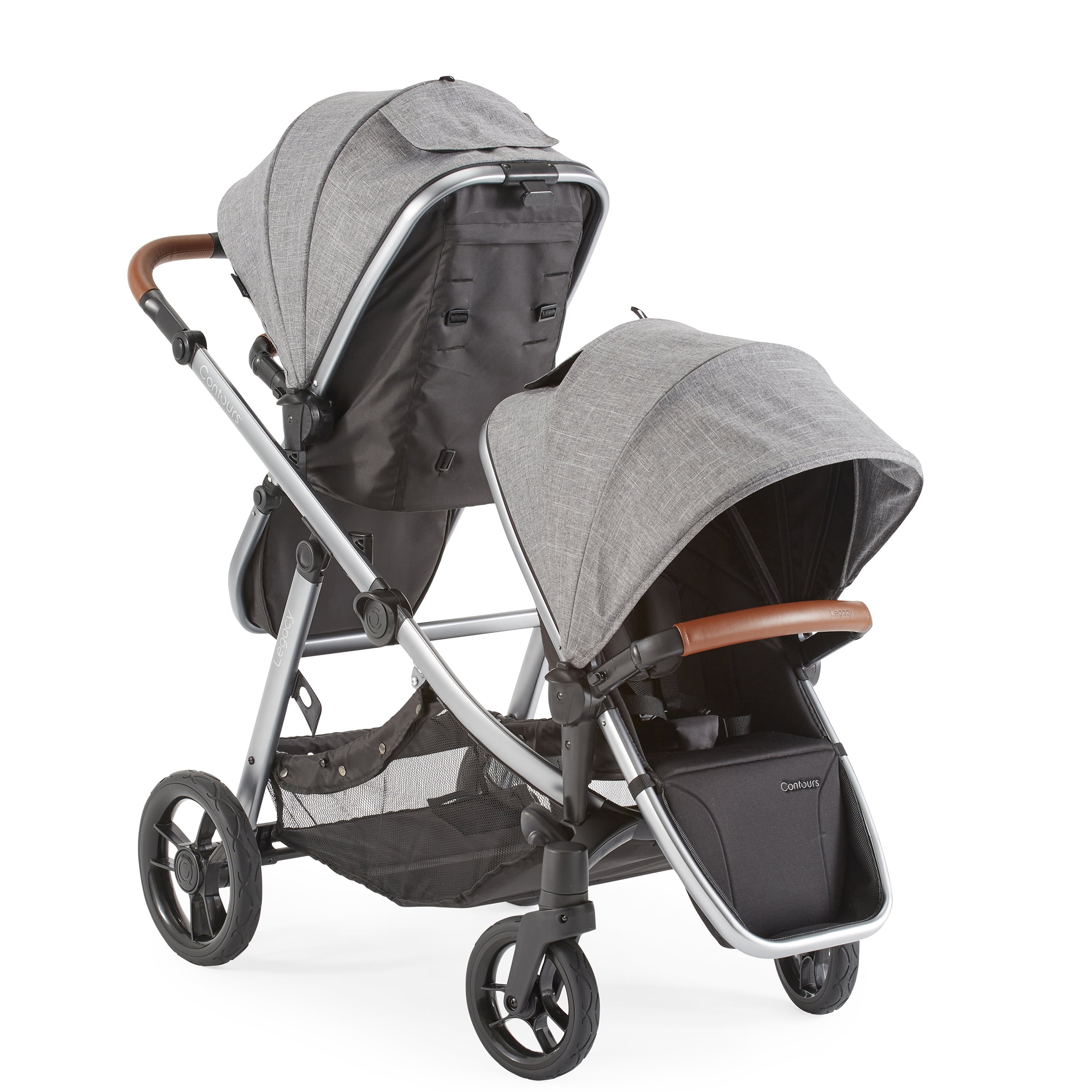 Contours Legacy Convertible 1-to-2 Grow-With-Me Stroller, Graphite Gray, Unisex