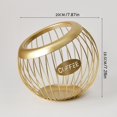 thumbnail image 2 of LEEYNEER Coffee Pod Holder Large Capacity Coffee Organizer Metal Coffee Pod Storage for Counter Coffee Station Organizer for Kitchen, 2 of 2