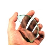 Eisco Labs Glass Semicircular Block, 3 1/2"x11/16" (90x18mm)