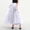 White, variant on WWV Long Skirts for Women High Waisted Mesh Flowy Ruffle Skirt Dress Summer Solid Color Casual Lady Loose Fit Anniversary Skirt Black L