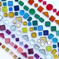 thumbnail image 3 of Azulejos de mosaico LITMIND, deslumbrantes cristales con purpurina, 500 g, surtidos, 3 of 6