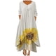 thumbnail image 1 of Vestido Irregular Vestido Estampado Vestido de Bolsilloel Invierno de Las Mujeres Tallas Grandes Casual Bolsillo Suelto Vestido Estampado Irregular Odeerbi  ODB114703, 1 of 8