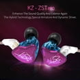 thumbnail image 2 of Auriculares con cable de 3,5 mm Jack, auriculares deportivos a prueba de sudor, auriculares portátiles de viaje con bajos, universales con tapones para los oídos coloridos sin micrófono seitruly EL005370-02B, 2 of 2