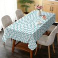 thumbnail image 6 of Rectangular Tablecloth 60x84 Inch – Waterproof Polyester Printed Table Cover, Wrinkle Resistant, Washable for Kitchen & Dining, Colorful Geometry Pattern, 6 of 6