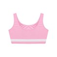 thumbnail image 5 of Kaerm Kids Girls Camisole Sport Bras Crop Top Sleeveless Gymnastics Dance Yoga T-Shirt Activewear Pink 14, 5 of 6