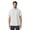 Brilliant White, variant on Havanera Men's and Big Men's Tucks and Embroidered Panels Short Sleeve Cotton Linen Button-Down Shirt with Pockets, Sizes S-5XL