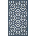 thumbnail image 1 of Safavieh Courtyard Navy Indoor Outdoor Rug - Runner 2'7" x 5', 1 of 1