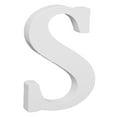 thumbnail image 4 of (3 pack) Cousin DIY 3" White Wood Letter S, 4 of 9