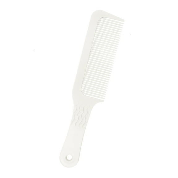 Vocoste 1 Pc Women Durable Wave Stripe Hair Comb for Curly Thick Straight Wavy Hair White ABS