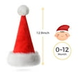 thumbnail image 5 of BOSONER Baby Christmas Hat - Toddler & Newborn Santa Claus Hats for Baby Girl & Boy's First Christmas, 5 of 8