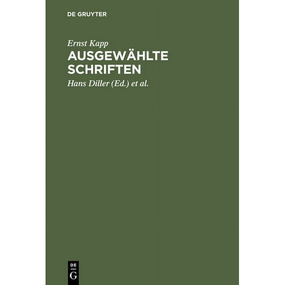 Ausgewählte Schriften (Hardcover)