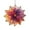 Orange, variant on Flower Acrylic Suncatcher Window Hanging Pink Flower Sun Catcher Floral Home Decor Garden Decoration Gift for Her, Beautiful Floral Art Display for Flower Enthusiasts