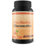 Pro Herbal Glucoactive - Natural Blood Health Supplement - Support The Body's Natural Ability to Regulate Balanced Blood Sugar - Berberine Blood Health Formula w/ Cinnamon, Magnesium, & Vitamin D3