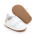 thumbnail image 5 of nvzhuang Toddler PU Sneakers Casual Soft Sole Baby Flats Infant Walking Shoes for Newborn Girl Boys, 5 of 6