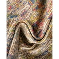thumbnail image 3 of Unique Loom Chenille Jute Collection Area Rug - Raj (2' x 3' 1" Rectangle Multi/Blue), 3 of 6