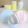 thumbnail image 1 of EASTIN Six-piece Cutlery Set 1 Set Broken-proof Rounded Edges Useful Portable Kids Eating Tableware Fork Cutter Set, 1 of 4
