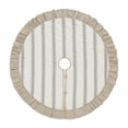 thumbnail image 3 of Grace Grain Sack Stripe Tree Skirt 48, 3 of 4