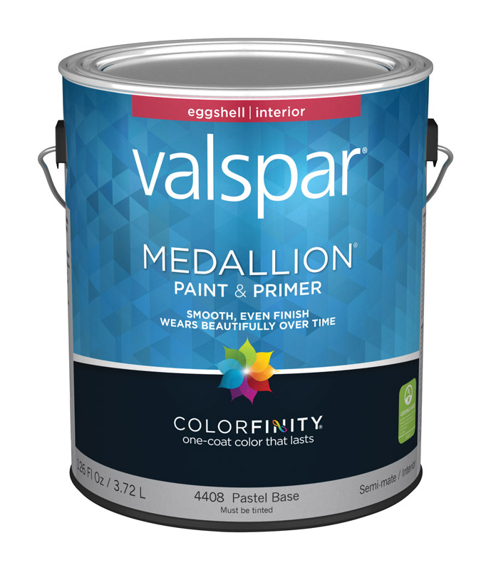 Valspar Medallion Eggshell Pastel Base Paint and Primer Interior 1 gal