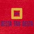 thumbnail image 3 of CafePress - Delta Tau Delta Full Color Stacked Signature T Shirt - Mens Football Shirt, 3 of 4