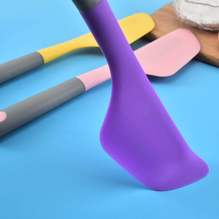 Silicone Spatula Set - Non-Stick Cream & Cake Scraper, Baking Kitchen Utensil