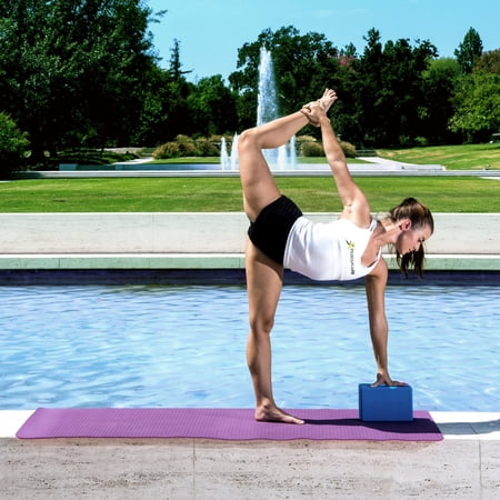 ヨガブロック フィットネス ps-2401-blocks-blue ProsourceFit Foam Yoga Blocks, High Density EVA Yoga