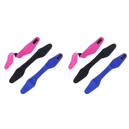 6 Pcs Hair Bands Rose Red Headband Kids Antiskid Bib Silicone Ear Plugs Waterproof Protector Swimming Men Women