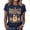 02#Dark Blue, variant on Womens Nashville Tennessee Music City Vintage Guitar Rose Print Crew Neck T Shirt Short Sleeve Casual Graphic Tee Fashion Summer Top For Country Music Festival Daily Street Outfits Green 2XL