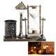 thumbnail image 4 of Moyic Home Office Desktop Night Lamp Bedroom Multifunctional Accessory Hour Lighting Pen Light Decoration Holder Glass Iluminación y accesorios Latón Moyic HA027012-01, 4 of 6