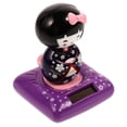 thumbnail image 4 of Miangastore Purple Creative Kimono Doll Car Ornament Solar Powered Car Interior Decor Nodding Japanese Maiko Doll Design Gift for Home Desktop Decor(Eandom Accessory Color), 4 of 8