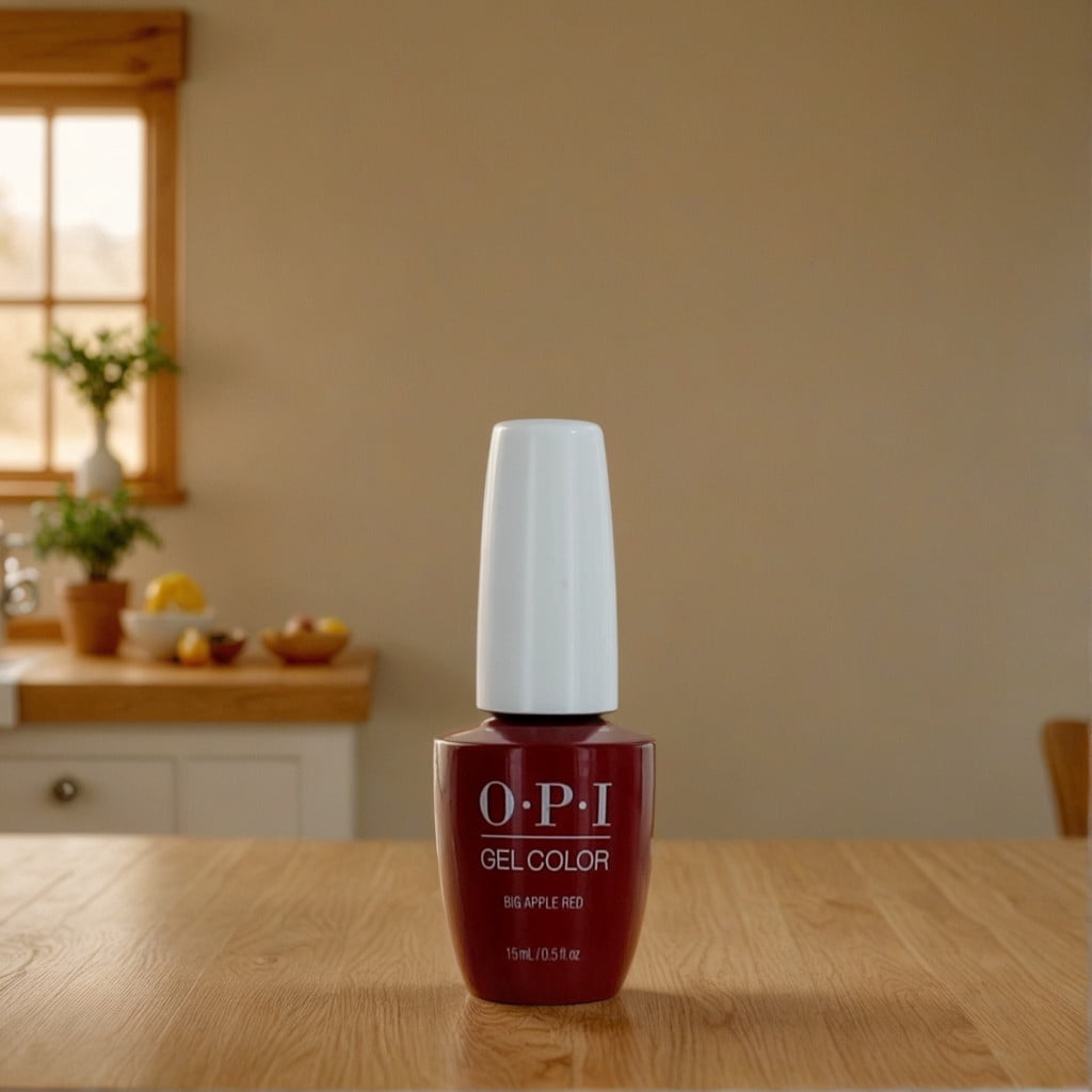 OPI GelColor Gel Nail Polish, Big Apple Red, 0.25 Fl Oz