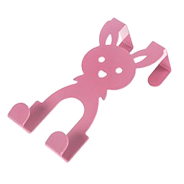 Gancho para colgar toallas, albornoces, ganchos decorativos resistentes para colgar bolsas Rosa