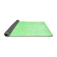 thumbnail image 2 of Ahgly Company Indoor Square Solid Emerald Green Modern Area Rugs, 7' Square, 2 of 4
