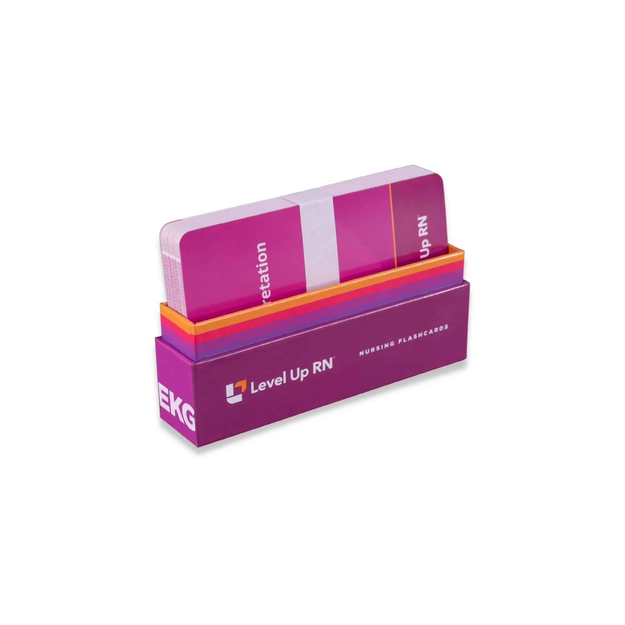 Level UP RN EKG Interpretation Flash Cards – for Nursing/EMT/Paramedic School (45 Cards)
