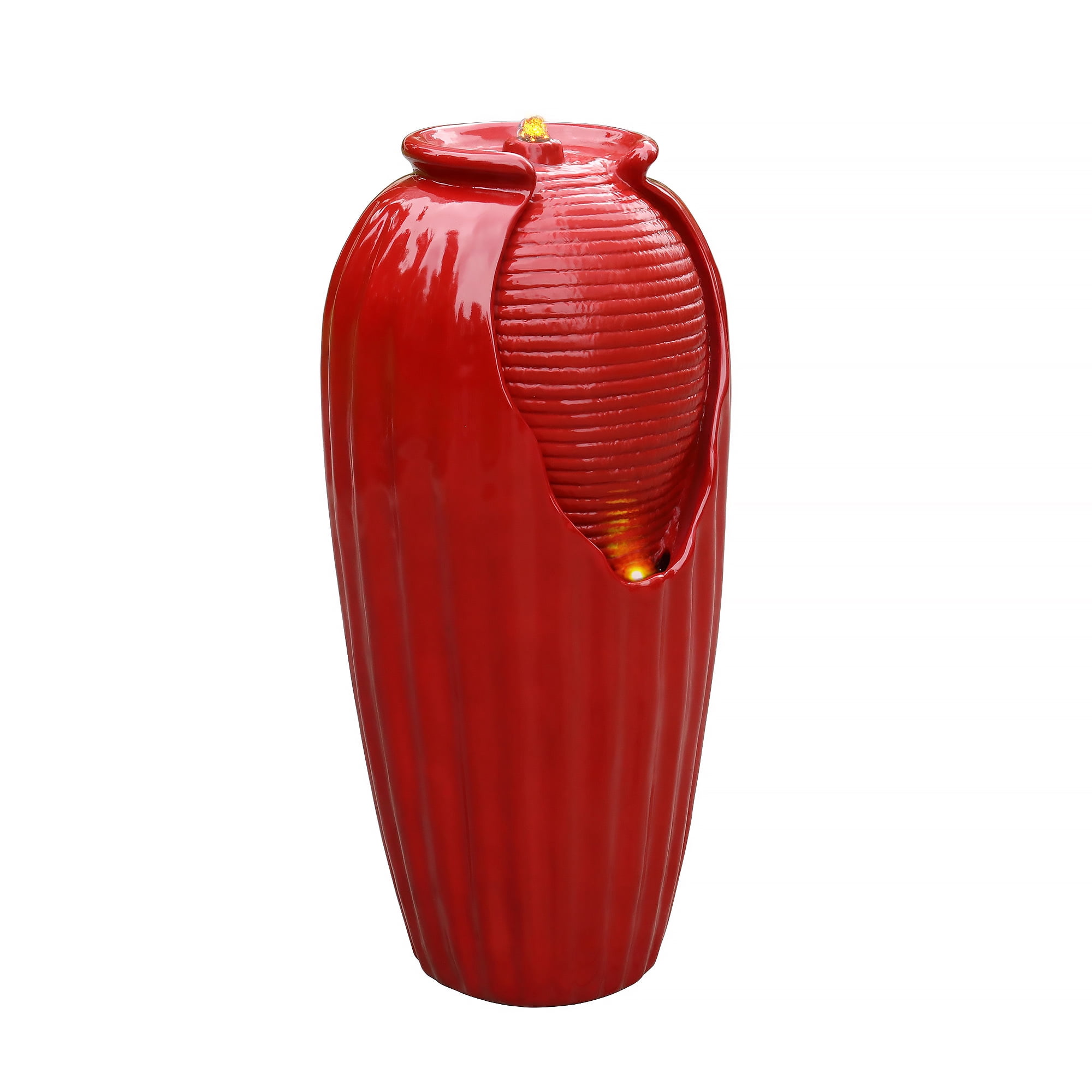 Teamson Home 32.01" LED Vase Water Fountain