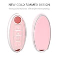 thumbnail image 4 of Key Fob Case Shell Fit for Nissan,Soft, Full Protection,Pink Sliver, 4 of 6