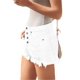 thumbnail image 2 of Pantalones cortos de mezclilla MODARANI Boyfriend Cut Off White XXL para mujer, 2 of 4